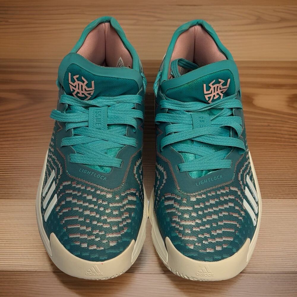 Adidas D.O.N Mitchell Issue 4 HR0718 Men’s Size 8 Semi Mint Rush NBA Basketball